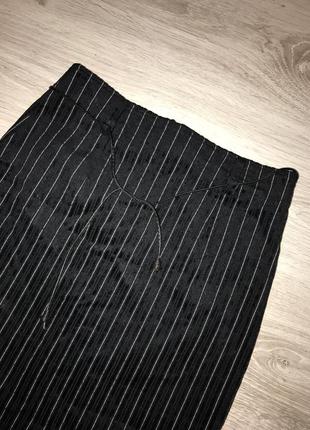 Чёрная юбка велюр5 фото