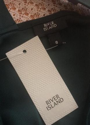 Красивая зеленая майка блуза river island8 фото