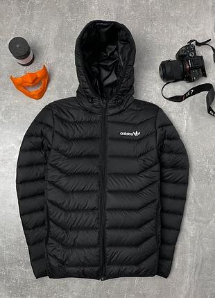 Чоловіча куртка adidas чорна на весну / осінь