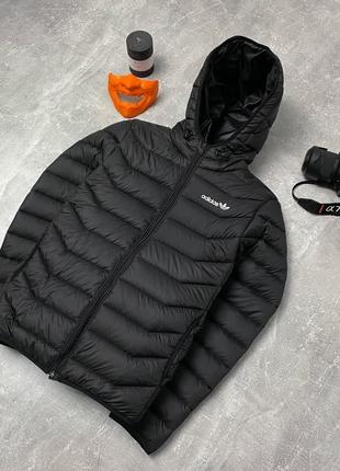 Мужская куртка adidas черная на весну / осень3 фото