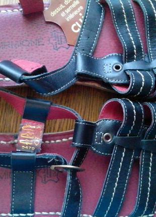 Рр 36,37,40 новые кожаные босоножки удобные от sirmione4 фото