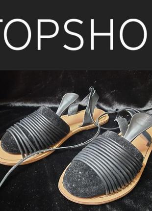 Шкіряні сандалі topshop p 39(38) індія