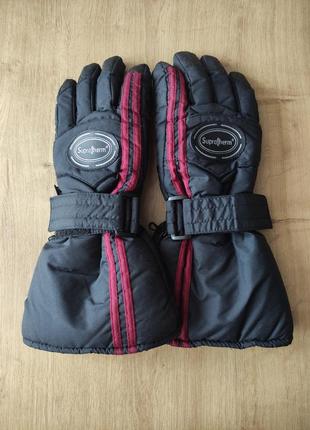 Фирменные высокие мужские лыжные спортивные перчатки- краги supretherm, германия. размер 8