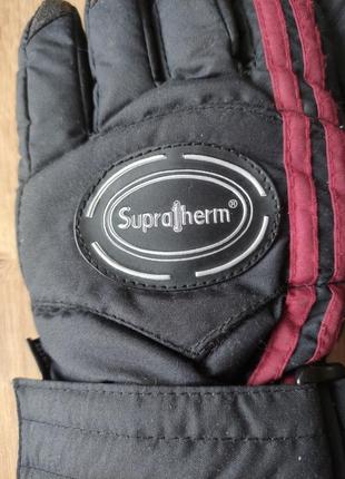 Фирменные высокие мужские лыжные спортивные перчатки- краги  supretherm, германия.  размер 85 фото