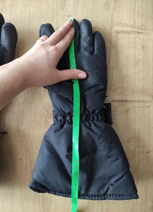 Фирменные высокие мужские лыжные спортивные перчатки- краги supretherm, германия. размер 8