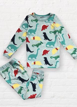 Хлопковая пижама с динозаврами2 фото