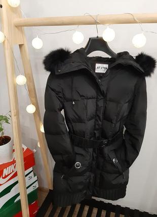 Зимняя черная куртка5 фото
