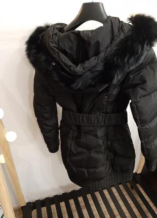 Зимняя черная куртка4 фото