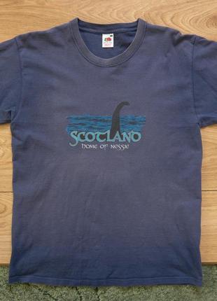 Чоловіча футболка scotland home of nessie faded