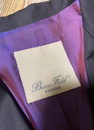 Роскошный шерстяной жакет, пиджак bruce field femme8 фото