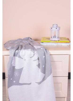 Плед ангелочки покривало янголята для малышей малюків для выписки прогулки коляску кроватку