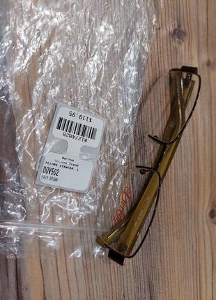 Классические женские двухцветные  очки dov 502 от dereon! usa!10 фото