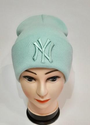 Шапка біні new york (new era), небесна бірюза