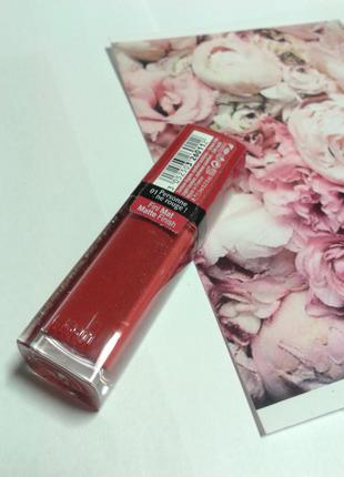 Жидкая матовая помада bourjois rouge edition velvet lipstick №01 plum plum girl3 фото