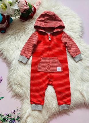 Теплый человечек комбинезон carter’s мальчику 3-6 месяцев