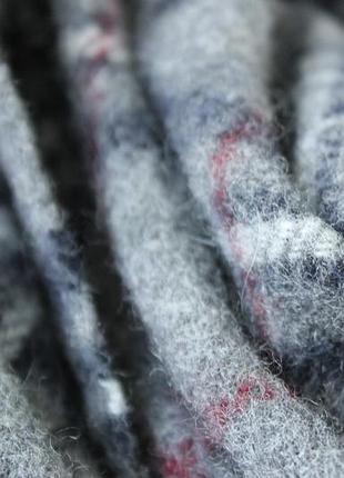 Шерстяной шарф в клетку barbarossa, шерсть, италия