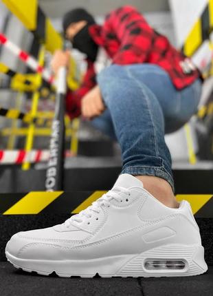 Кроссовки air max 90 white 45 кросівки