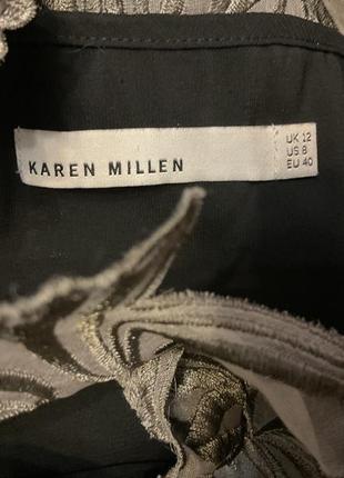 Бомбезное выходное английское платье люксового бренда m/ brend karen millen3 фото