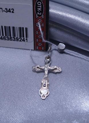 Новый серебряный крестик5 фото