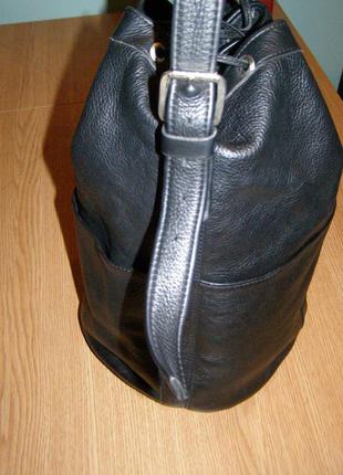 Прикольный рюкзак сумка через плечо торба кожа4 фото