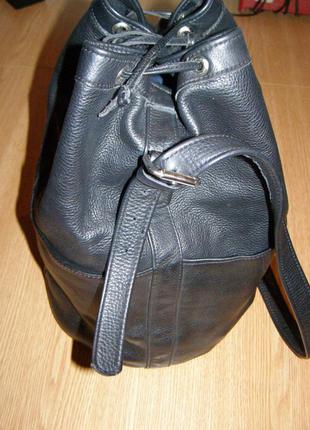 Прикольный рюкзак сумка через плечо торба кожа5 фото