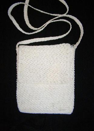 Стильна сумка кроссбоди через плече довгий ремінець