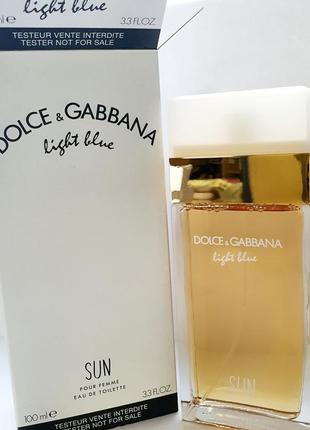 Dolce&gabbana light blue sun туалетная вода1 фото