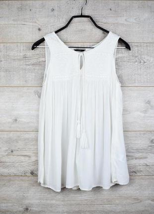 Очень красивая летняя блуза с кружевом от f&f