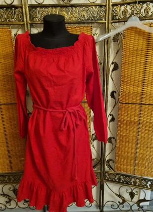 Р 50 платье 👗 из льна 3