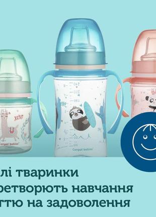 Поильник тренировочный зеленый 120 мл canpol babies easystart sweet fun (5901691813373)9 фото