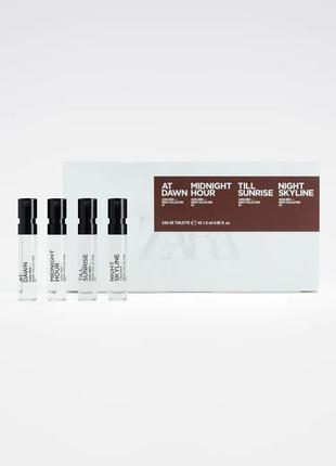 Набір zara discovery set колекція night 4 шт. 1,5 ml