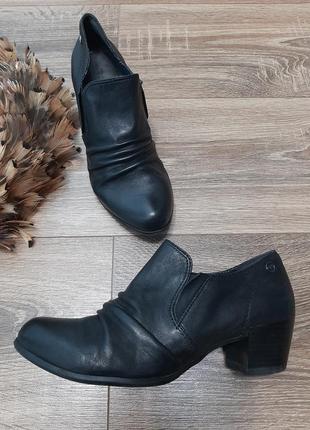 Черевики туфлі натуральна шкіра кожа tamaris