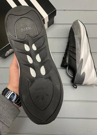 Мужские демисезонные серые с черные кроссовки adidas sharks🆕адидас шарк4 фото