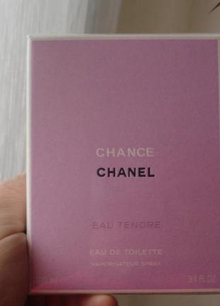 Скидка! chanel chance eau tendre 100 мл шанель шанс женские духи