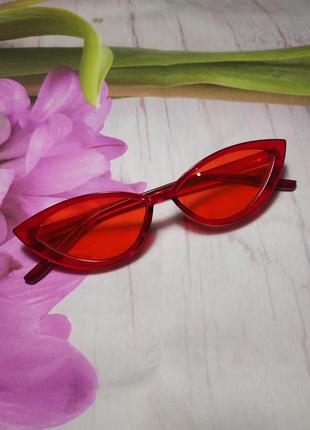 Ультрамодные солнцезащитные очки лисички,ретро очки ,винтажные1 фото
