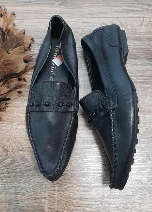 Балетки мокасини натуральна шкіра шкіра tamaris