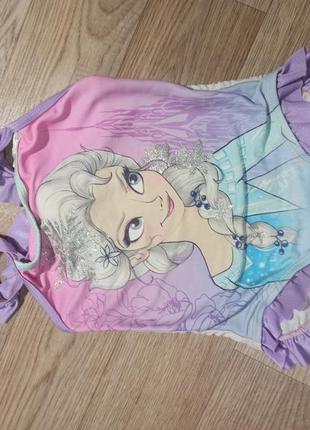 Купальник холодне серце принцеса ельза 3-5 років