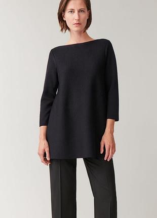 Вовняний светр оверсайз подовжений