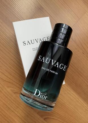 Christian dior sauvage edp (тестер) 100 ml.