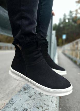 Зимние мужские натуральные ботинки люкс качество!sale❗
