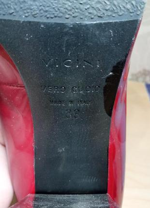 Лаковые туфли красные vicini6 фото