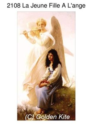 Схема golden kite   "девушка с ангелом"