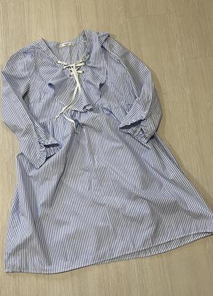 Сукня сорочка бавовняна сукня пляжне2 фото