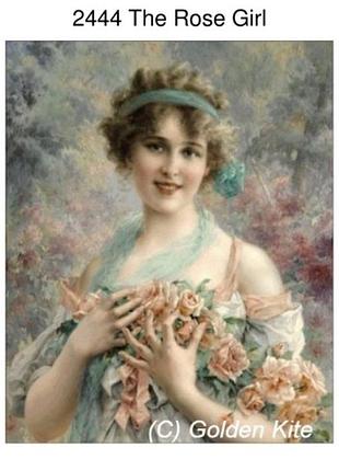 Схема golden kite "троянди дівчата" 476х300