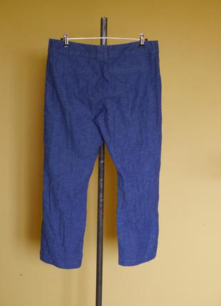 Брюки-штани на 14/42 євро розмір льон+котон f&f2 фото