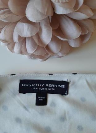 Плиссерованное платье в горошек большого размера dorothy perkins7 фото