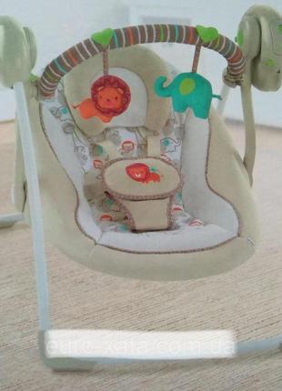 Укачивающий центр для малышей кресло шезлонг качалка1 фото