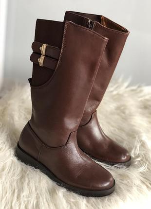 Кожаные детские сапоги (демисезон)