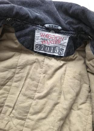 Вельветовая куртка waggon paris8 фото