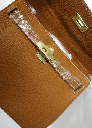 Сумка кожаная классика в стиле hermes👑👑👑 2